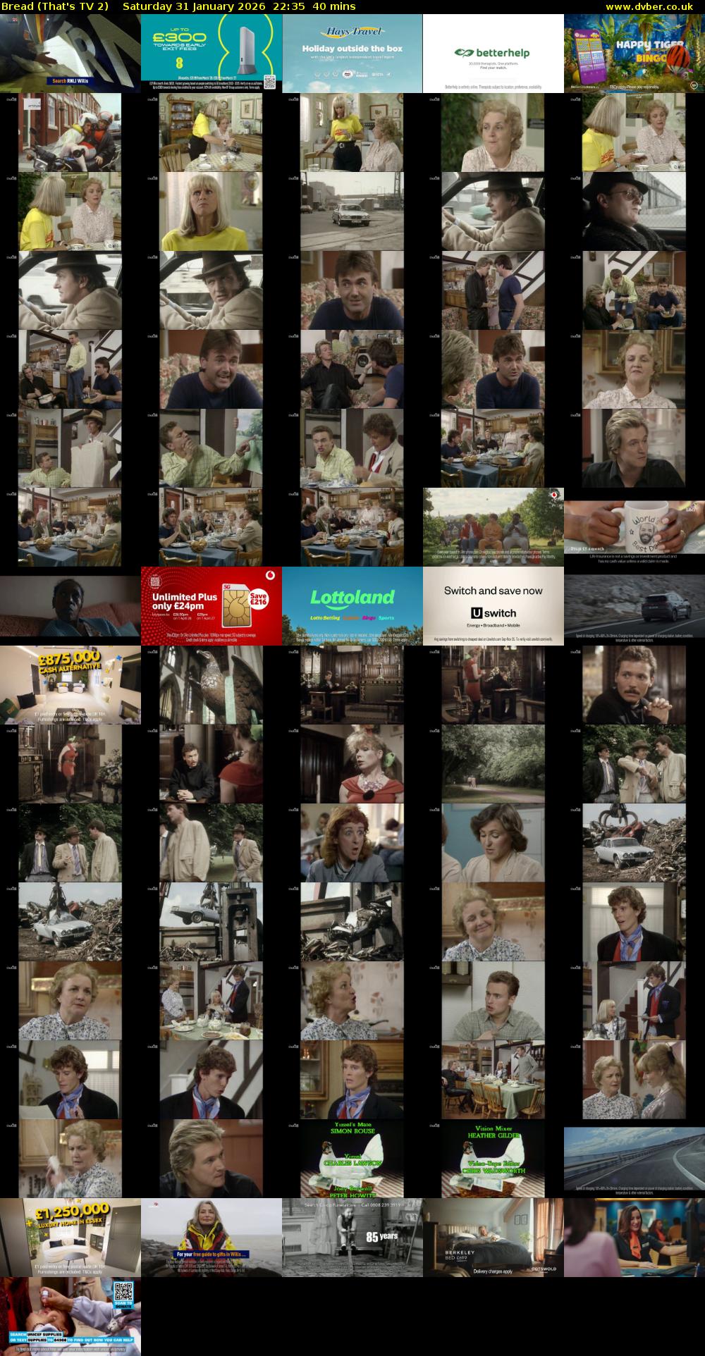 Bread (That's TV 2) Saturday 31 January 2026 22:35 - 23:15