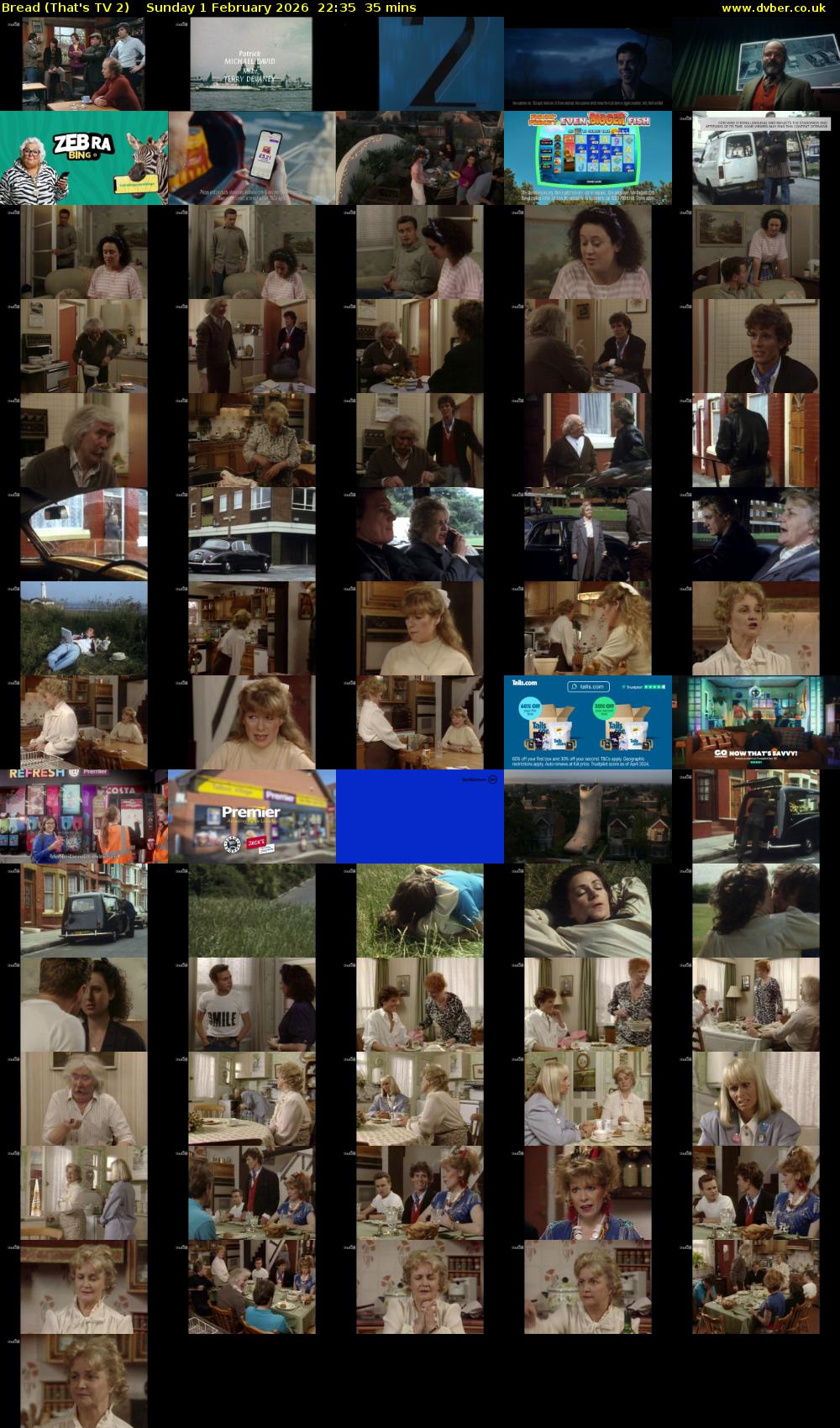 Bread (That's TV 2) Sunday 1 February 2026 22:35 - 23:10