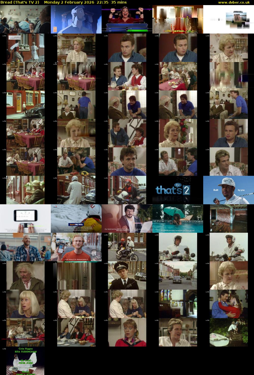 Bread (That's TV 2) Monday 2 February 2026 22:35 - 23:10