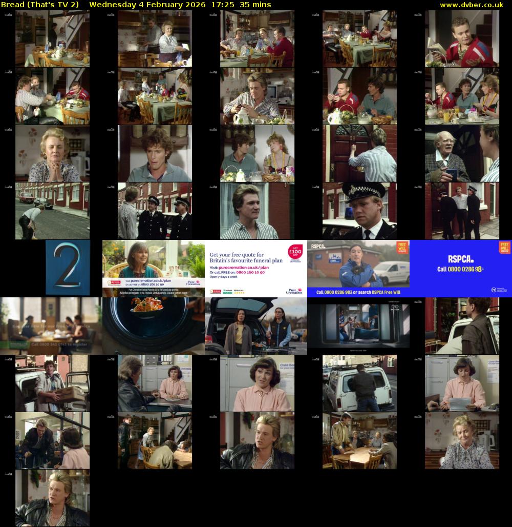 Bread (That's TV 2) Wednesday 4 February 2026 17:25 - 18:00