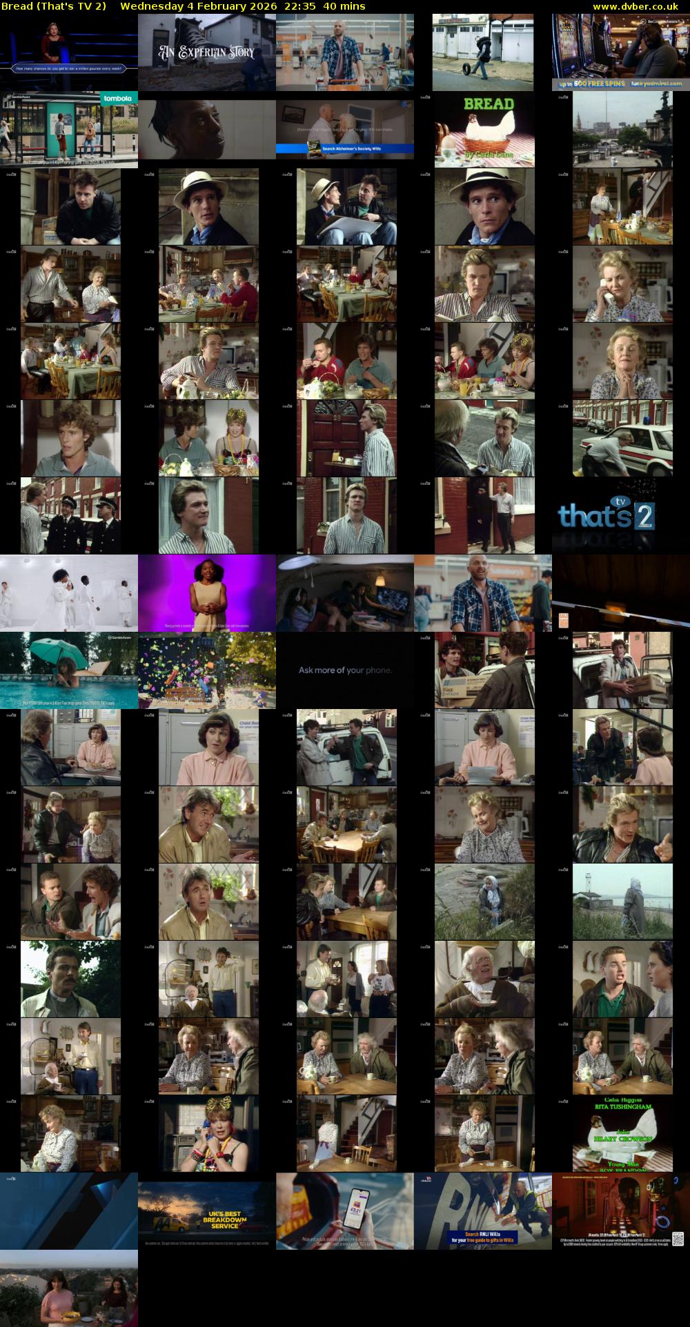 Bread (That's TV 2) Wednesday 4 February 2026 22:35 - 23:15