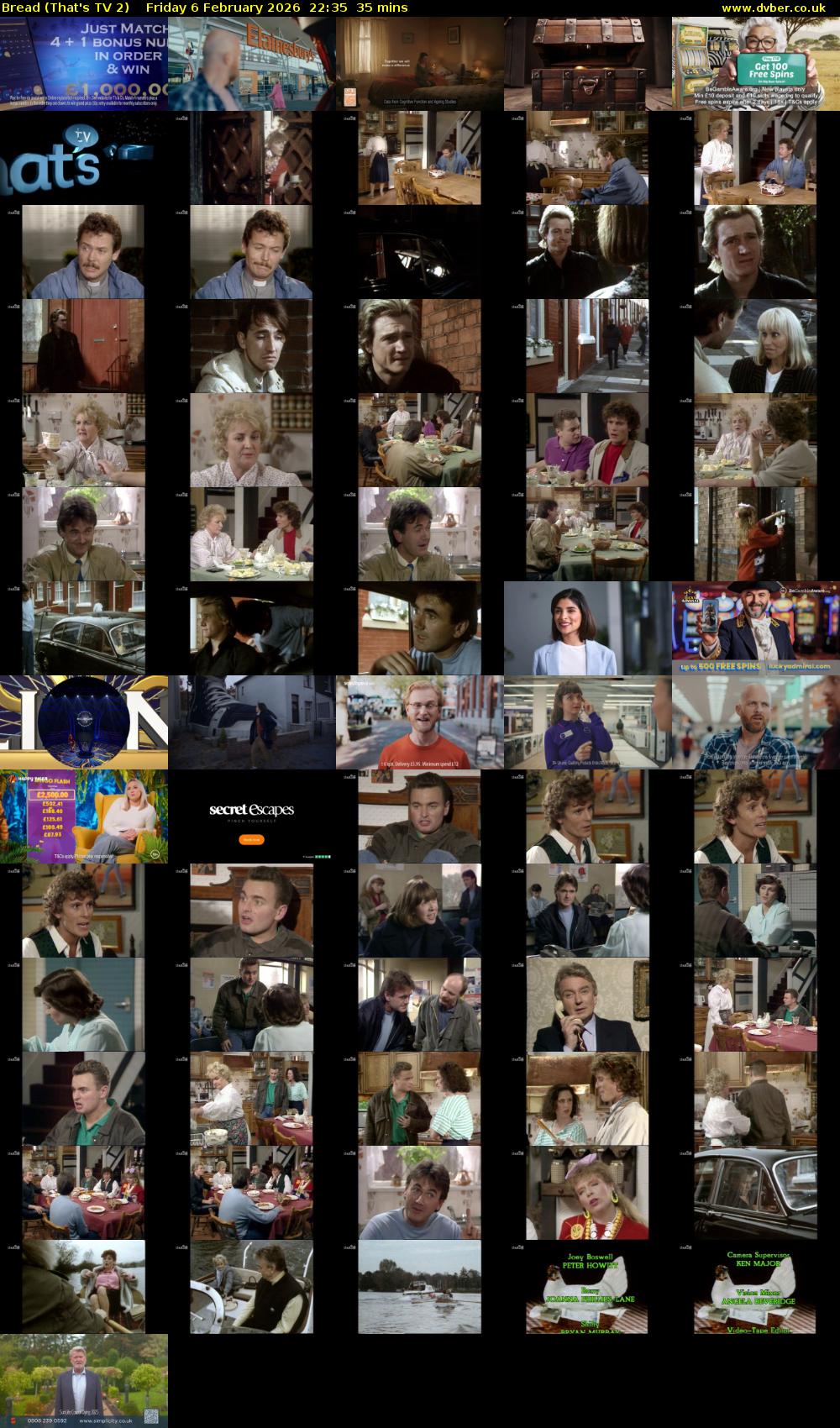 Bread (That's TV 2) Friday 6 February 2026 22:35 - 23:10