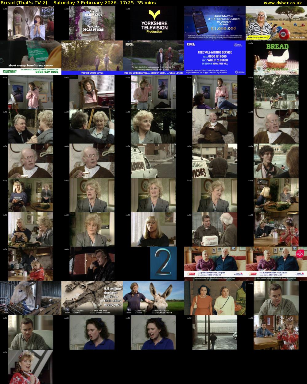 Bread (That's TV 2) Saturday 7 February 2026 17:25 - 18:00
