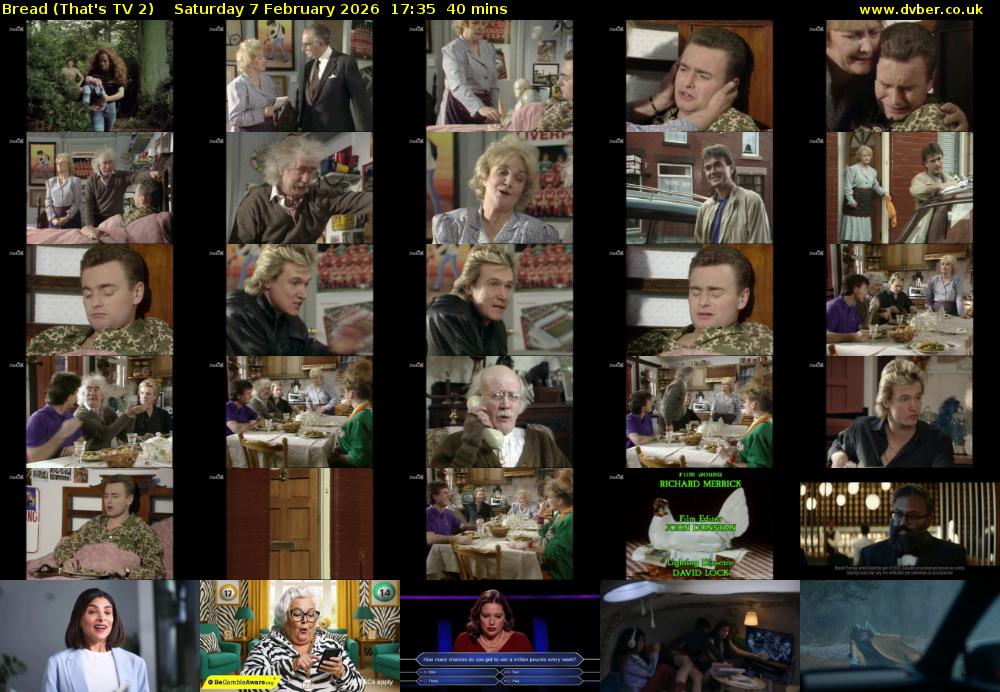Bread (That's TV 2) Saturday 7 February 2026 17:35 - 18:15