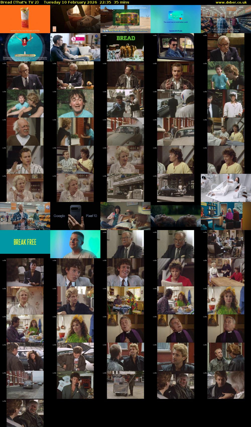 Bread (That's TV 2) Tuesday 10 February 2026 22:35 - 23:10