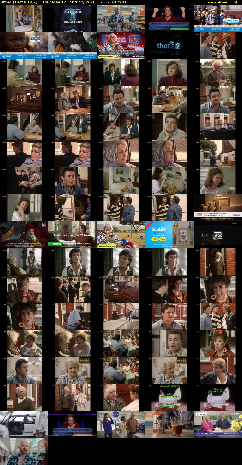 Bread (That's TV 2) Thursday 12 February 2026 17:35 - 18:15