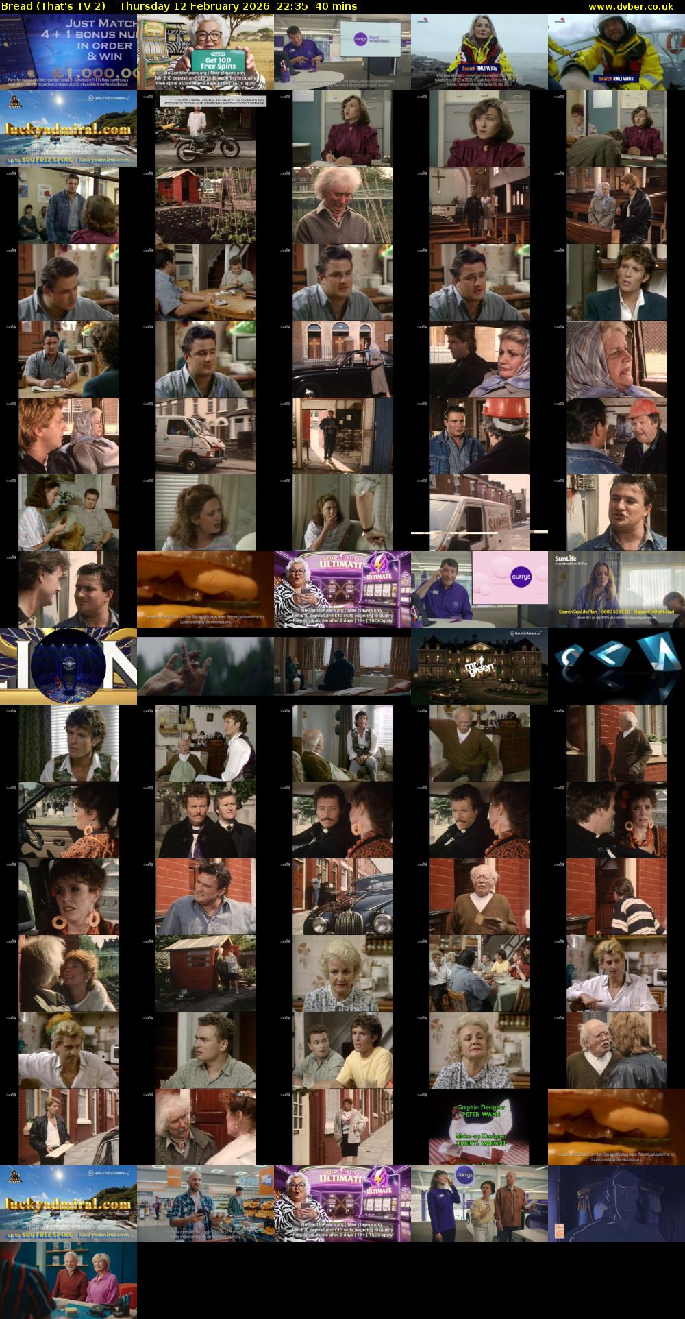 Bread (That's TV 2) Thursday 12 February 2026 22:35 - 23:15