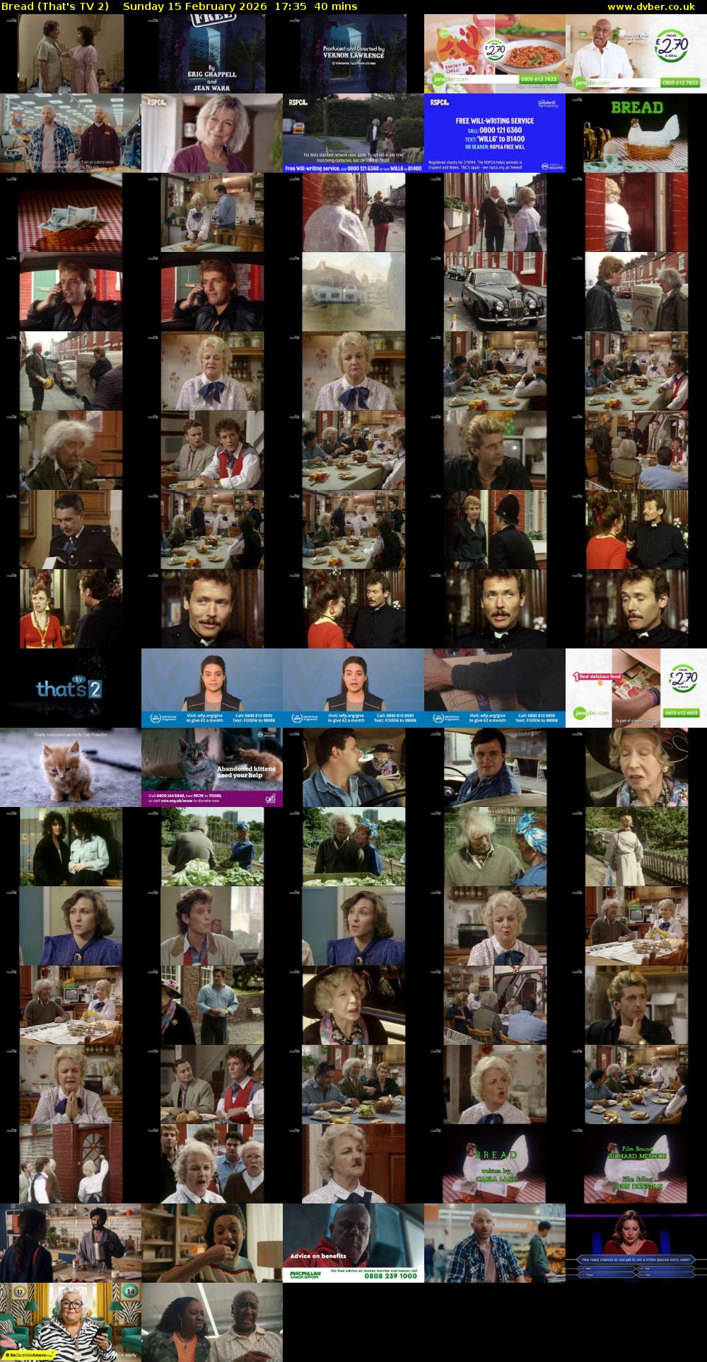 Bread (That's TV 2) Sunday 15 February 2026 17:35 - 18:15