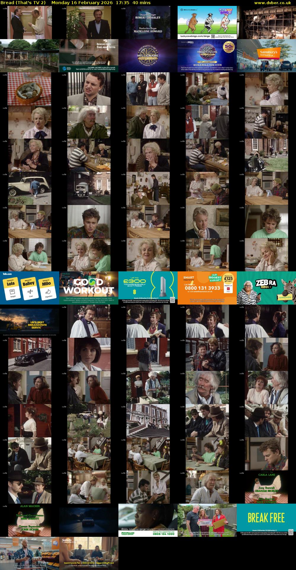 Bread (That's TV 2) Monday 16 February 2026 17:35 - 18:15