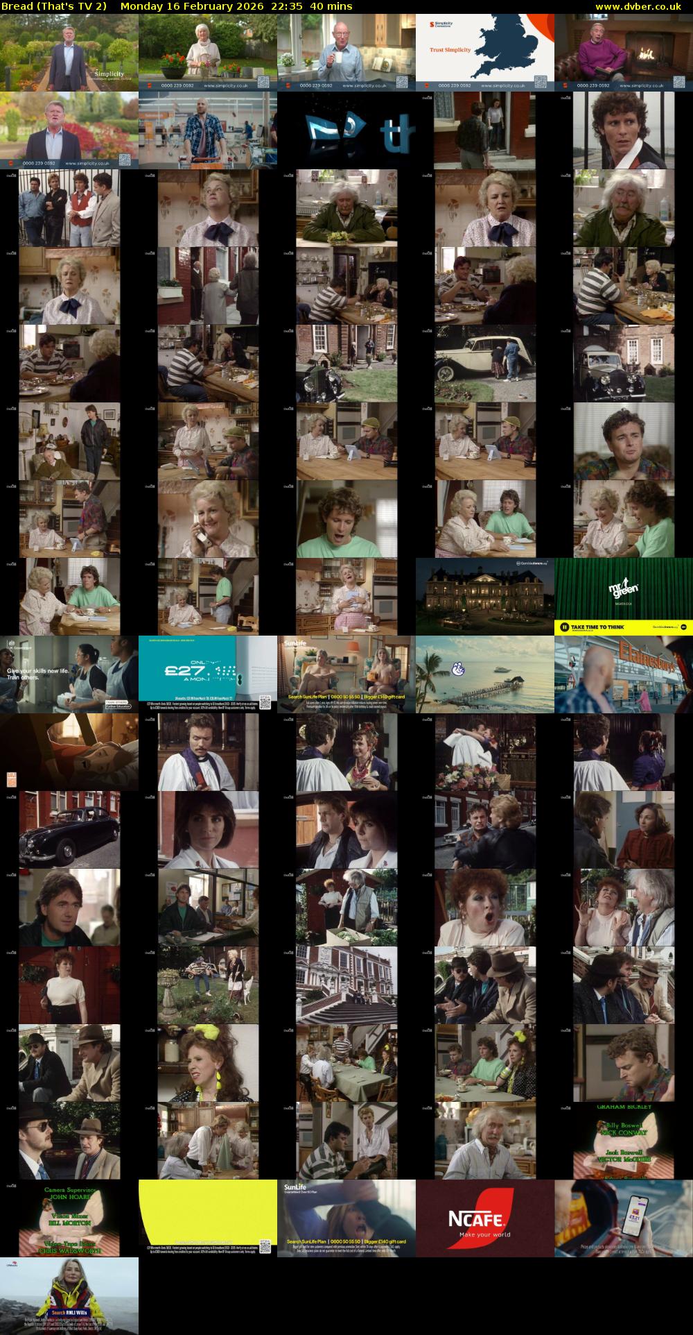 Bread (That's TV 2) Monday 16 February 2026 22:35 - 23:15
