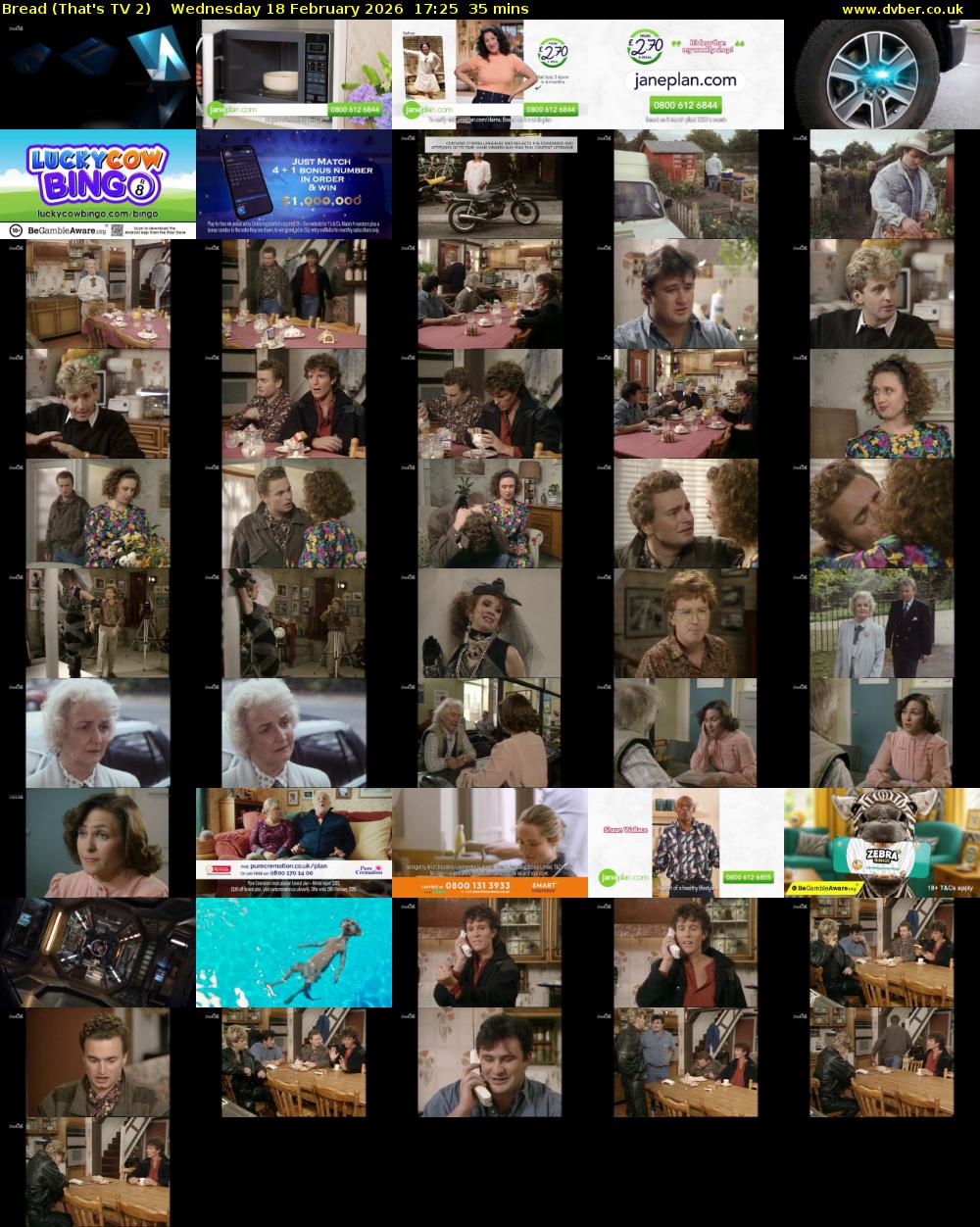 Bread (That's TV 2) Wednesday 18 February 2026 17:25 - 18:00