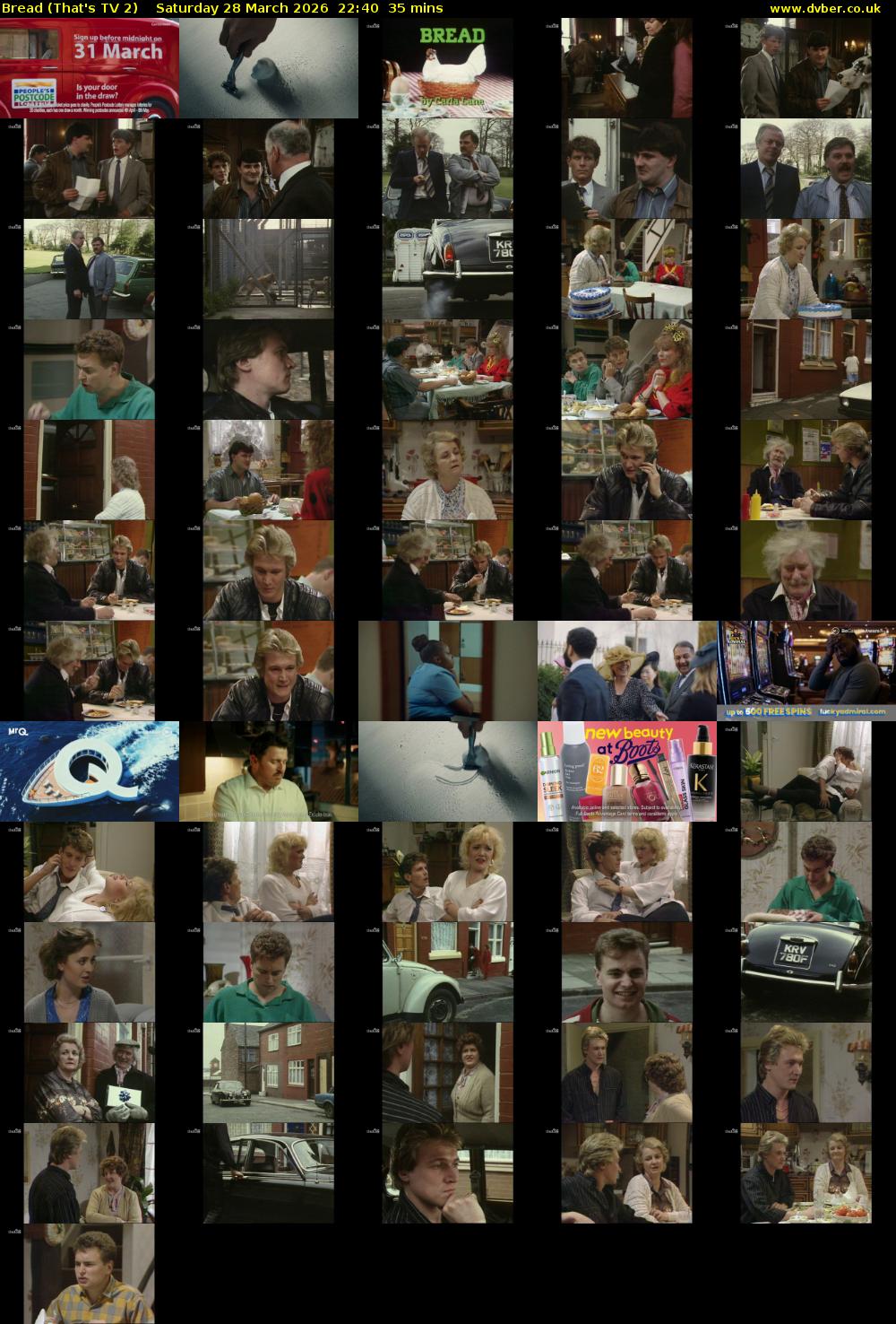 Bread (That's TV 2) Saturday 28 March 2026 22:40 - 23:15