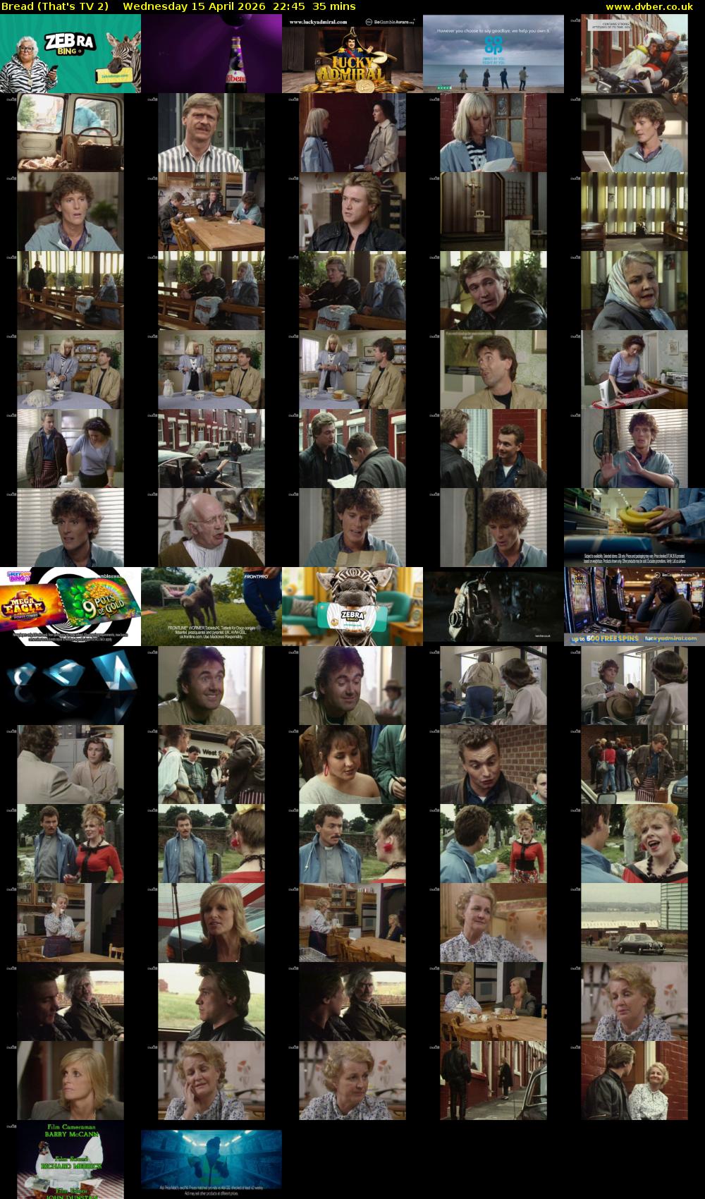 Bread (That's TV 2) Wednesday 15 April 2026 22:45 - 23:20