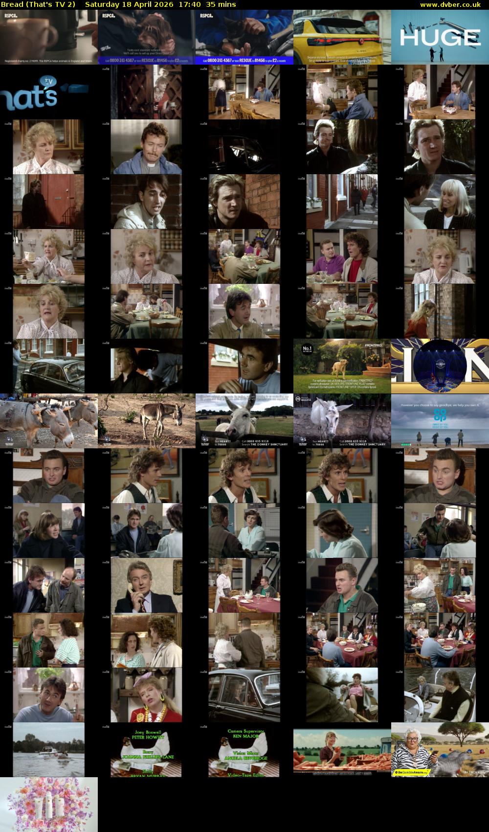 Bread (That's TV 2) Saturday 18 April 2026 17:40 - 18:15