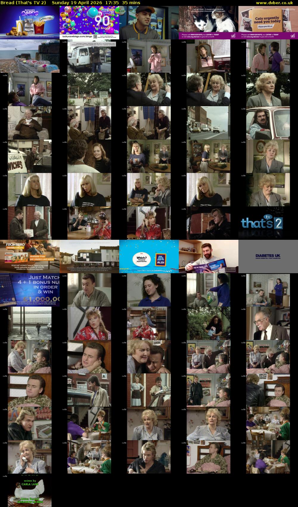Bread (That's TV 2) Sunday 19 April 2026 17:35 - 18:10