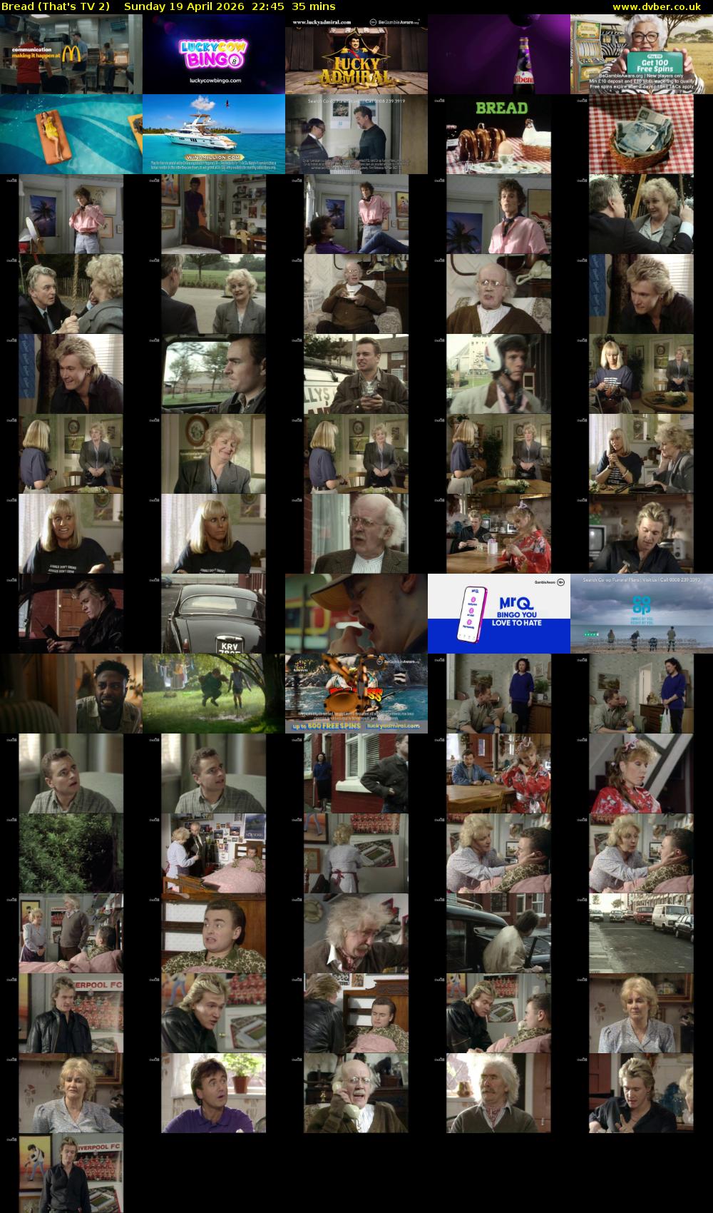 Bread (That's TV 2) Sunday 19 April 2026 22:45 - 23:20