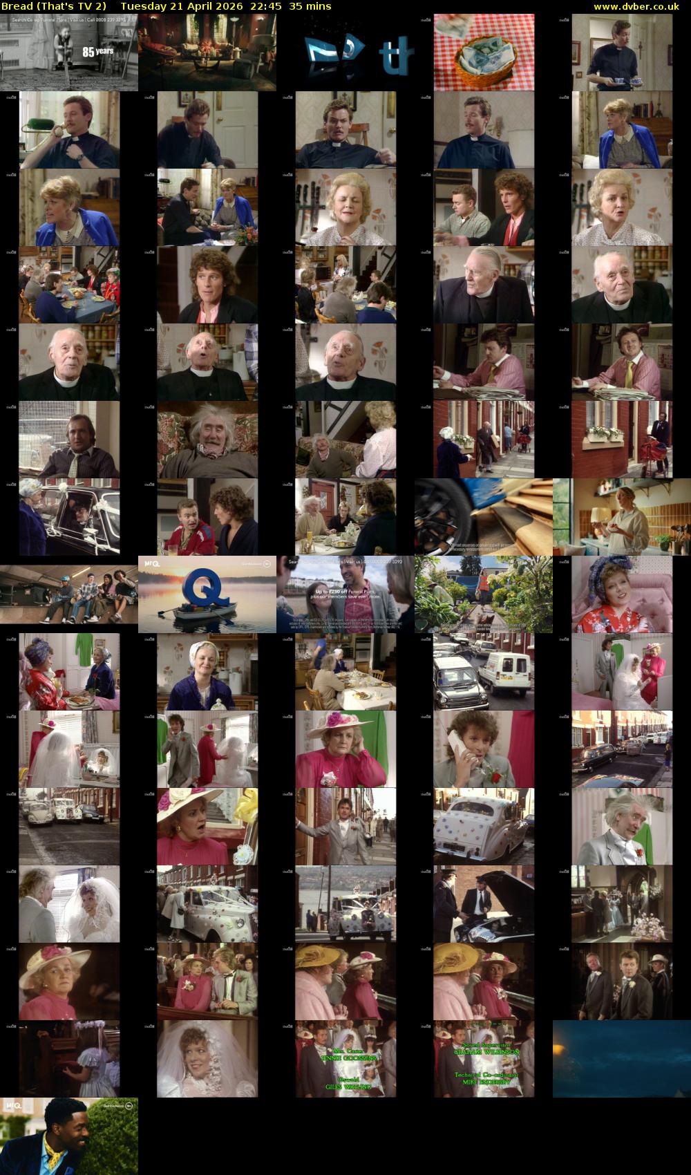 Bread (That's TV 2) Tuesday 21 April 2026 22:45 - 23:20