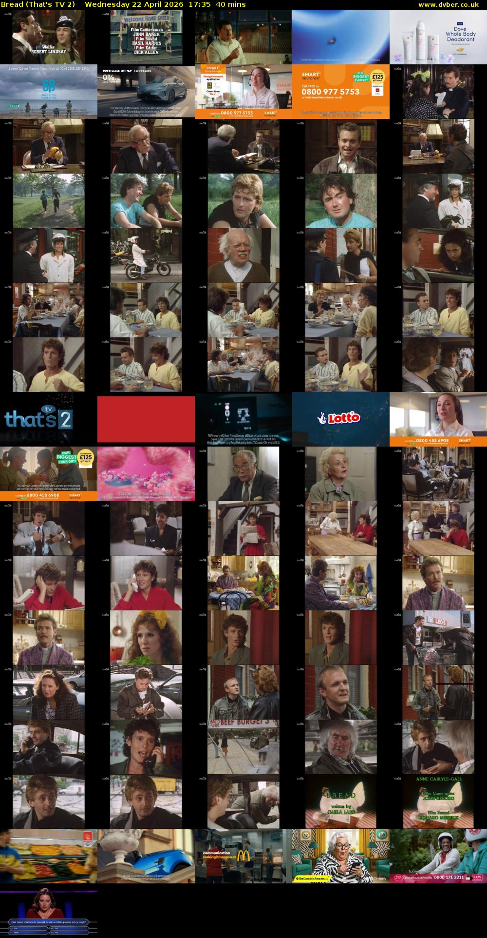 Bread (That's TV 2) Wednesday 22 April 2026 17:35 - 18:15