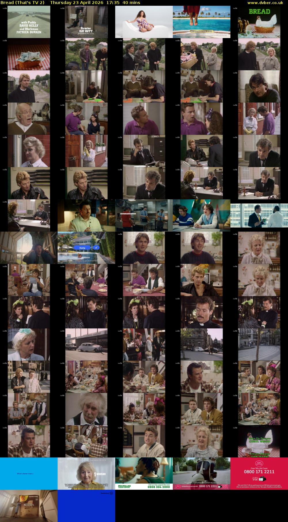 Bread (That's TV 2) Thursday 23 April 2026 17:35 - 18:15