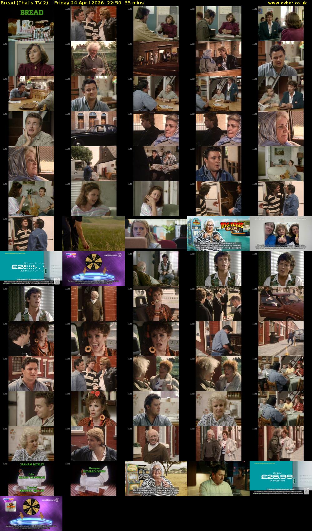 Bread (That's TV 2) Friday 24 April 2026 22:50 - 23:25