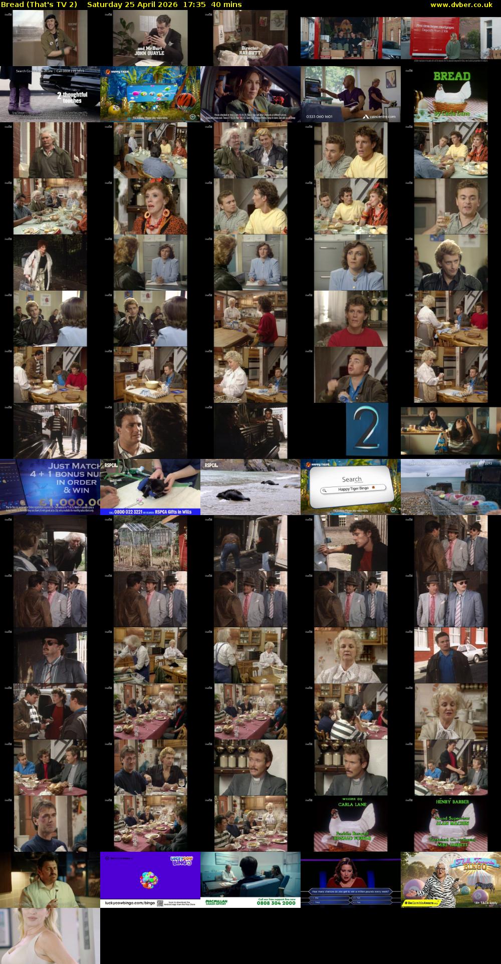Bread (That's TV 2) Saturday 25 April 2026 17:35 - 18:15