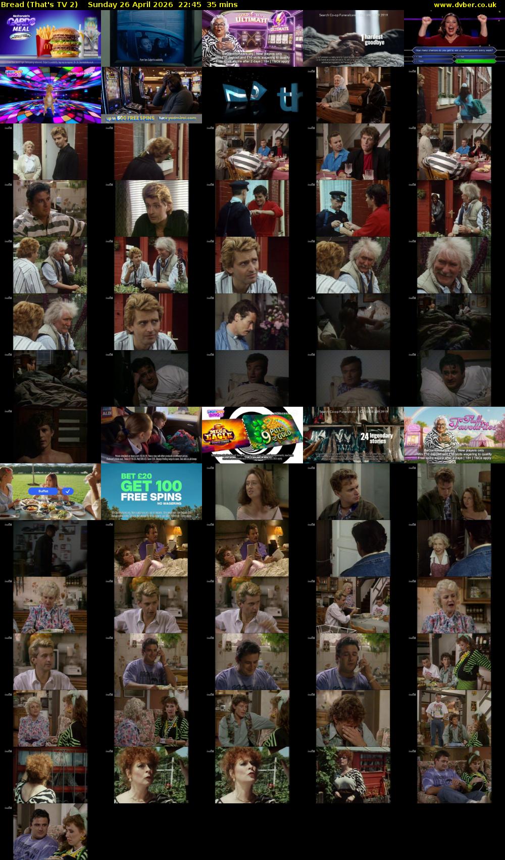 Bread (That's TV 2) Sunday 26 April 2026 22:45 - 23:20