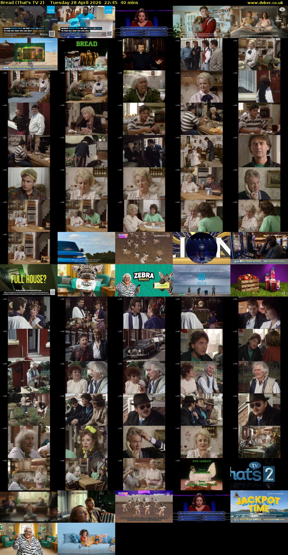 Bread (That's TV 2) Tuesday 28 April 2026 22:45 - 23:25