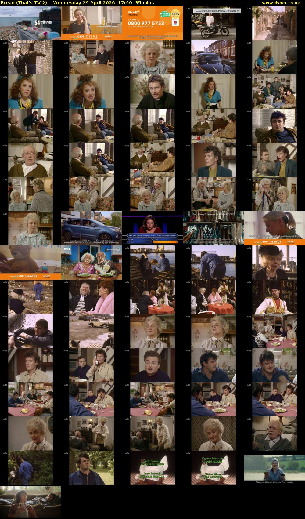 Bread (That's TV 2) Wednesday 29 April 2026 17:40 - 18:15