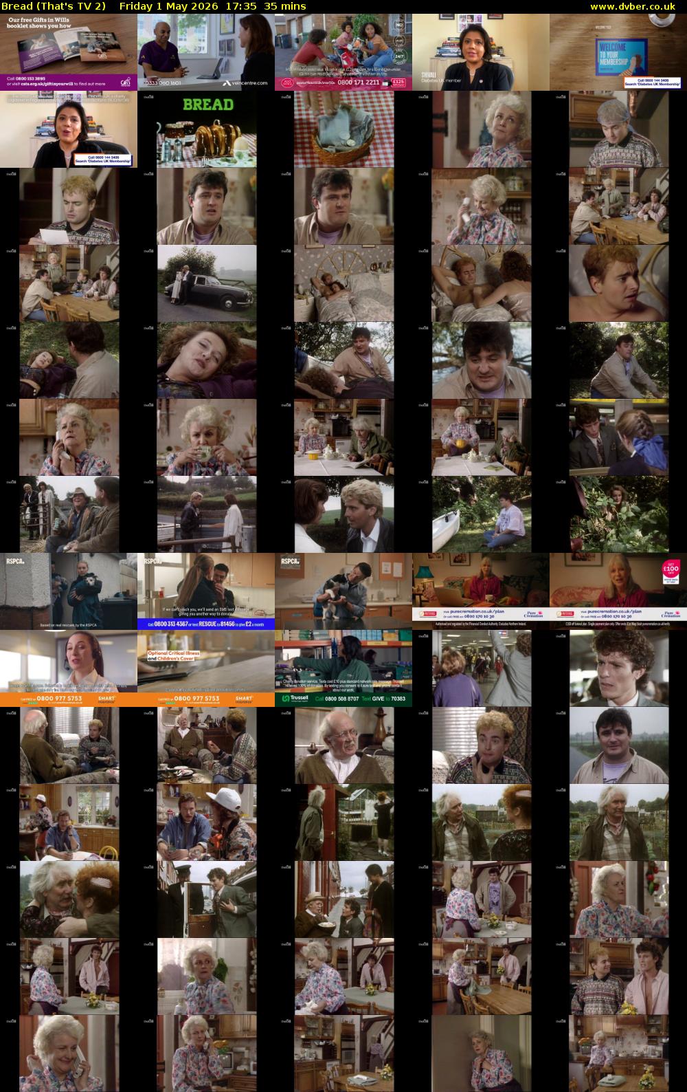 Bread (That's TV 2) Friday 1 May 2026 17:35 - 18:10