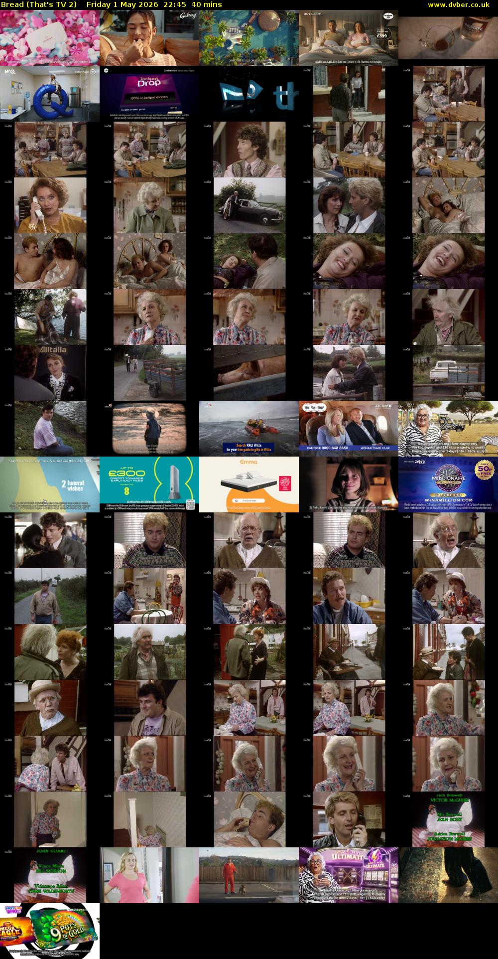 Bread (That's TV 2) Friday 1 May 2026 22:45 - 23:25