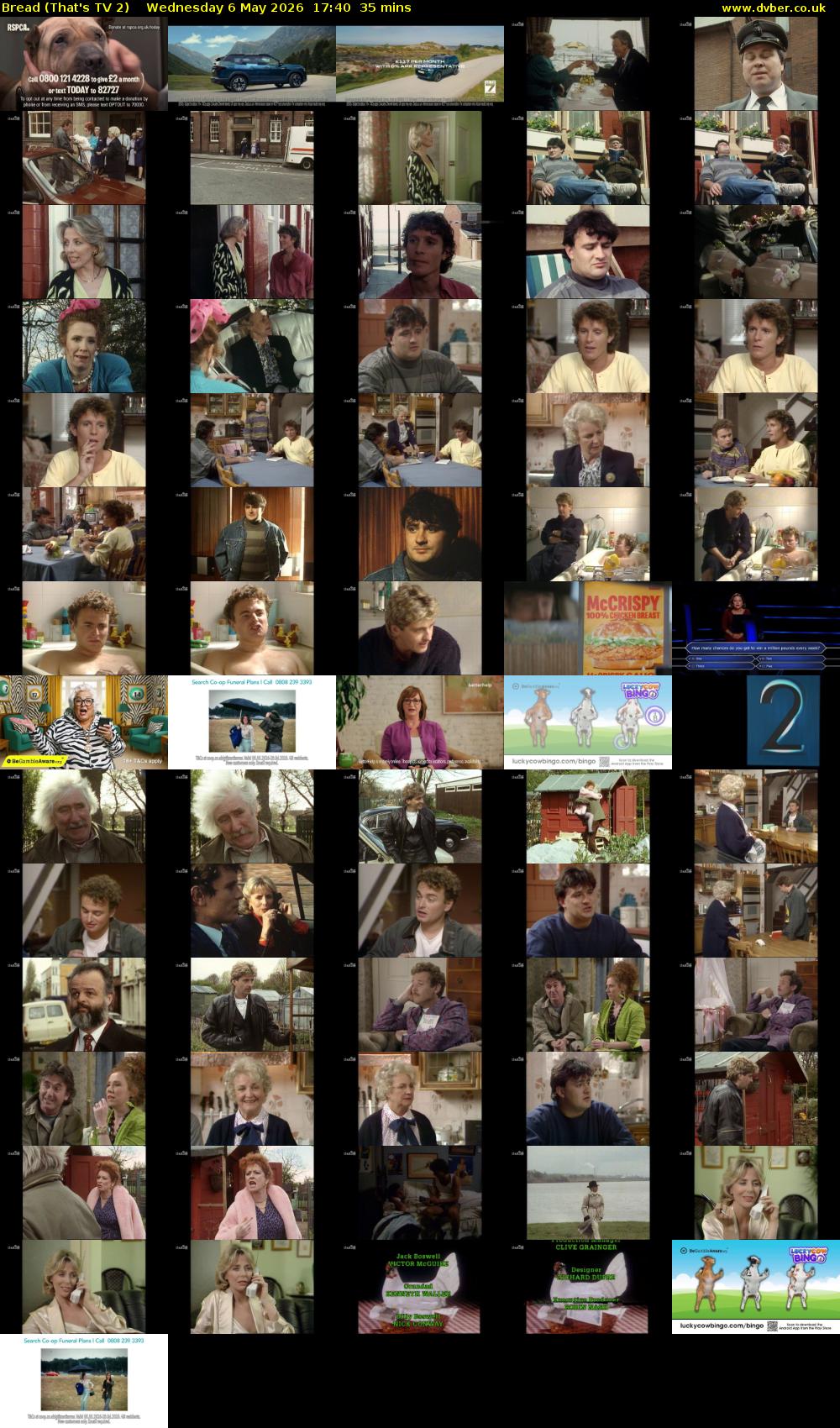 Bread (That's TV 2) Wednesday 6 May 2026 17:40 - 18:15