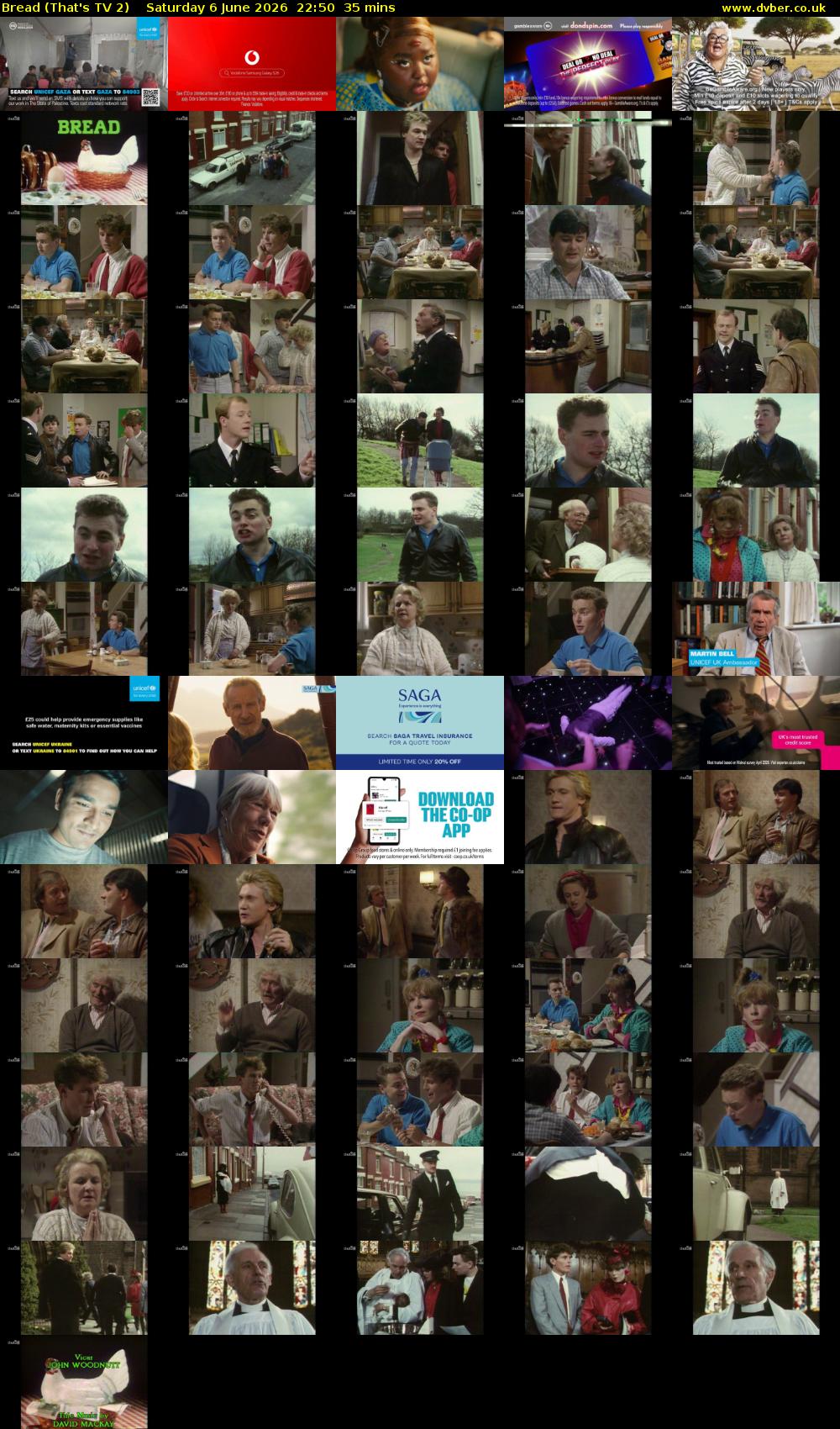 Bread (That's TV 2) Saturday 6 June 2026 22:50 - 23:25