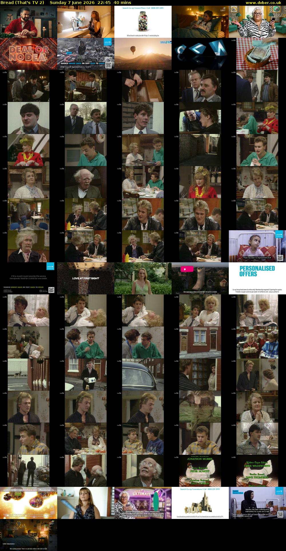 Bread (That's TV 2) Sunday 7 June 2026 22:45 - 23:25