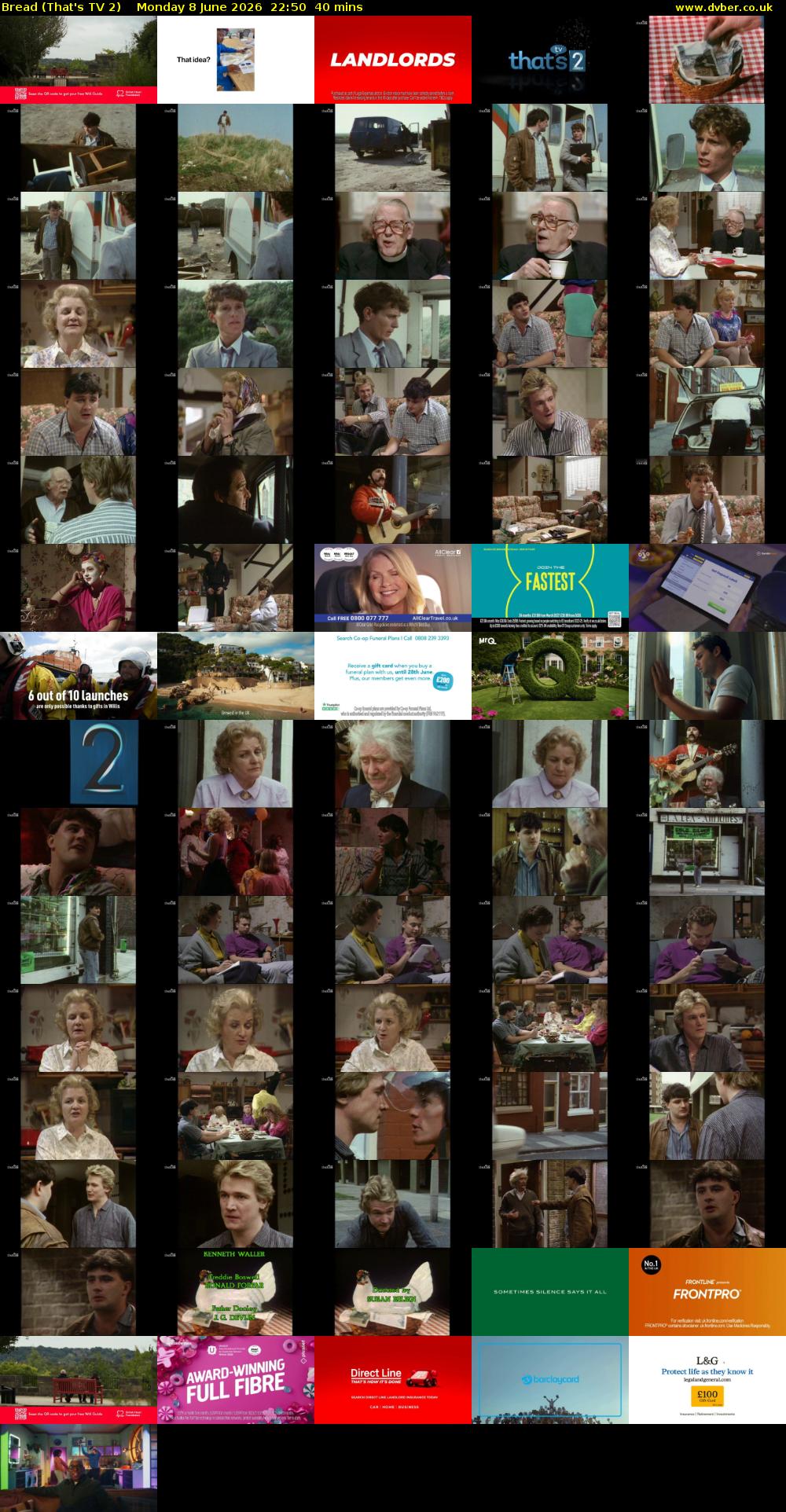 Bread (That's TV 2) Monday 8 June 2026 22:50 - 23:30