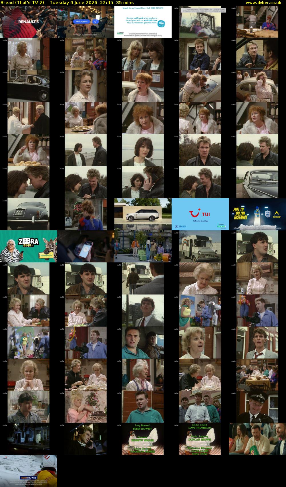 Bread (That's TV 2) Tuesday 9 June 2026 22:45 - 23:20