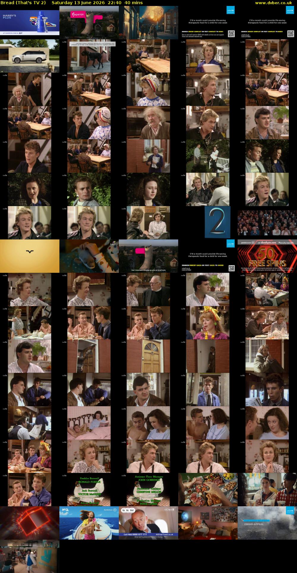 Bread (That's TV 2) Saturday 13 June 2026 22:40 - 23:20