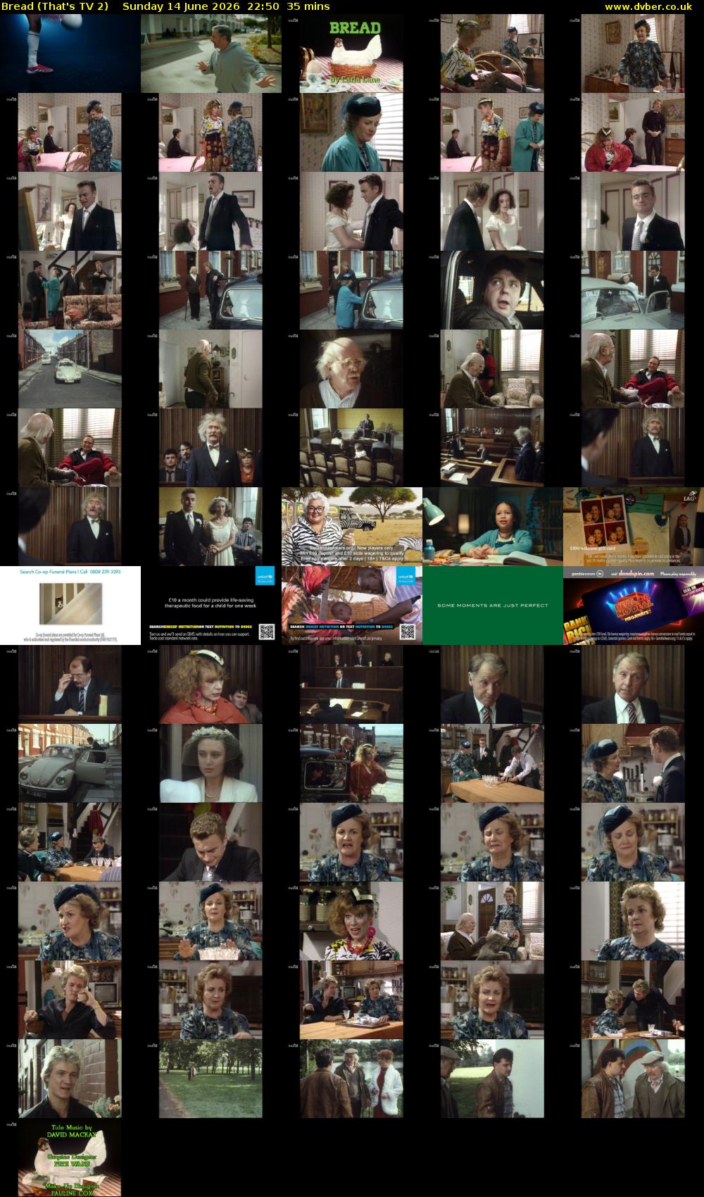 Bread (That's TV 2) Sunday 14 June 2026 22:50 - 23:25