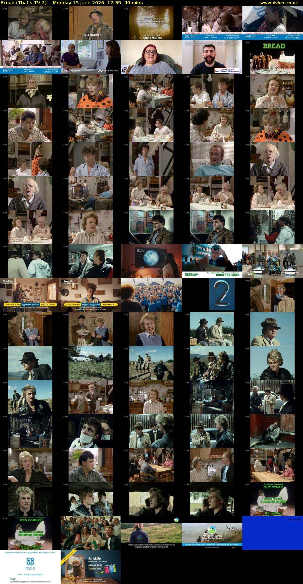 Bread (That's TV 2) Monday 15 June 2026 17:35 - 18:15