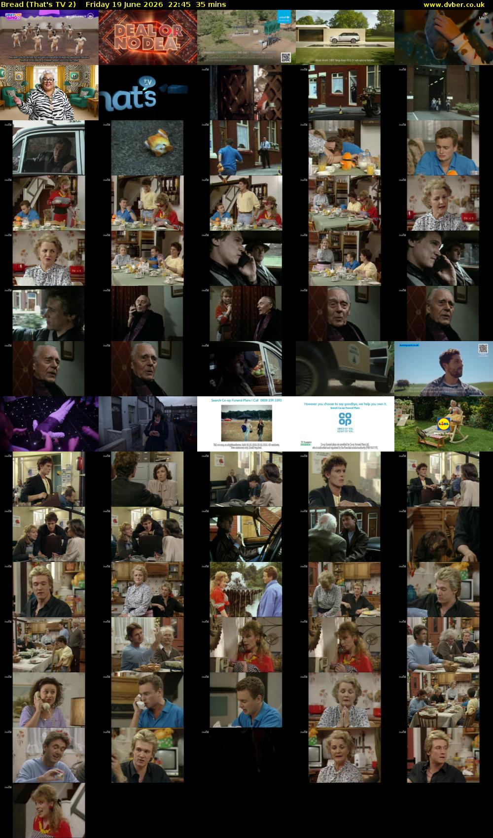 Bread (That's TV 2) Friday 19 June 2026 22:45 - 23:20