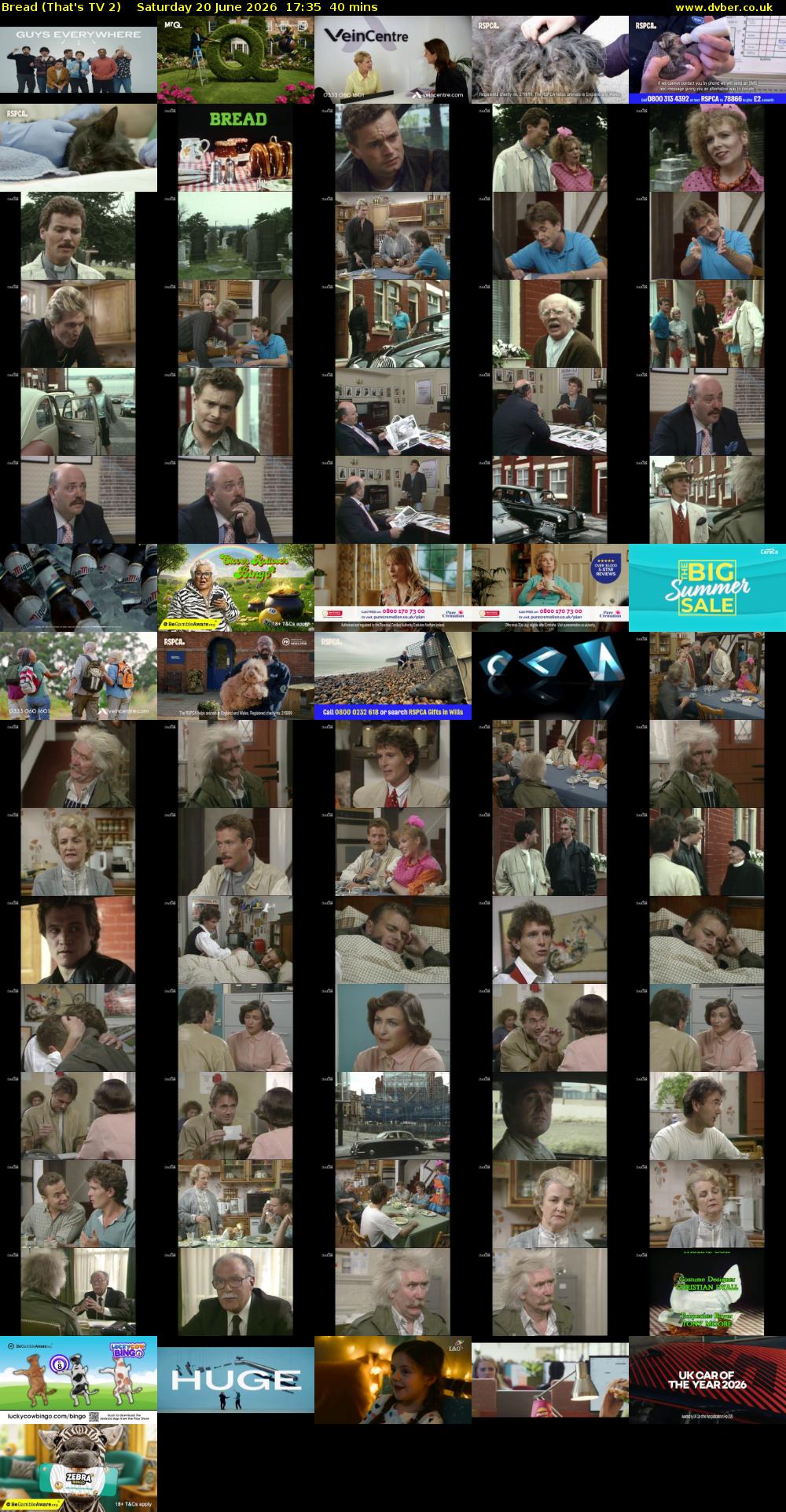 Bread (That's TV 2) Saturday 20 June 2026 17:35 - 18:15