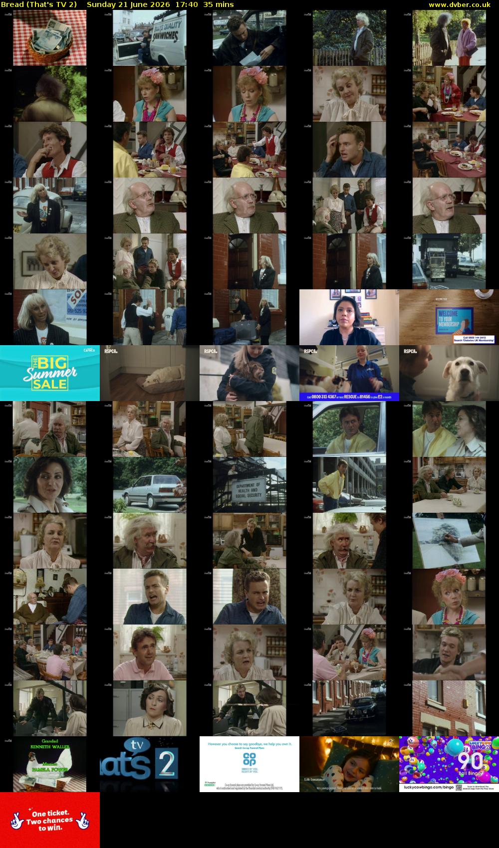 Bread (That's TV 2) Sunday 21 June 2026 17:40 - 18:15