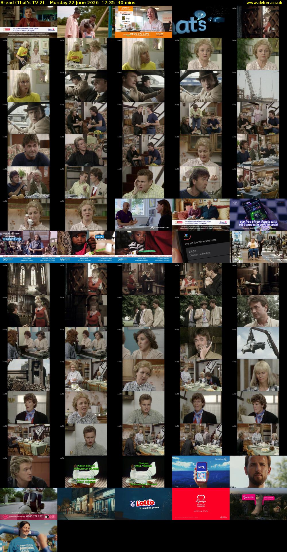 Bread (That's TV 2) Monday 22 June 2026 17:35 - 18:15