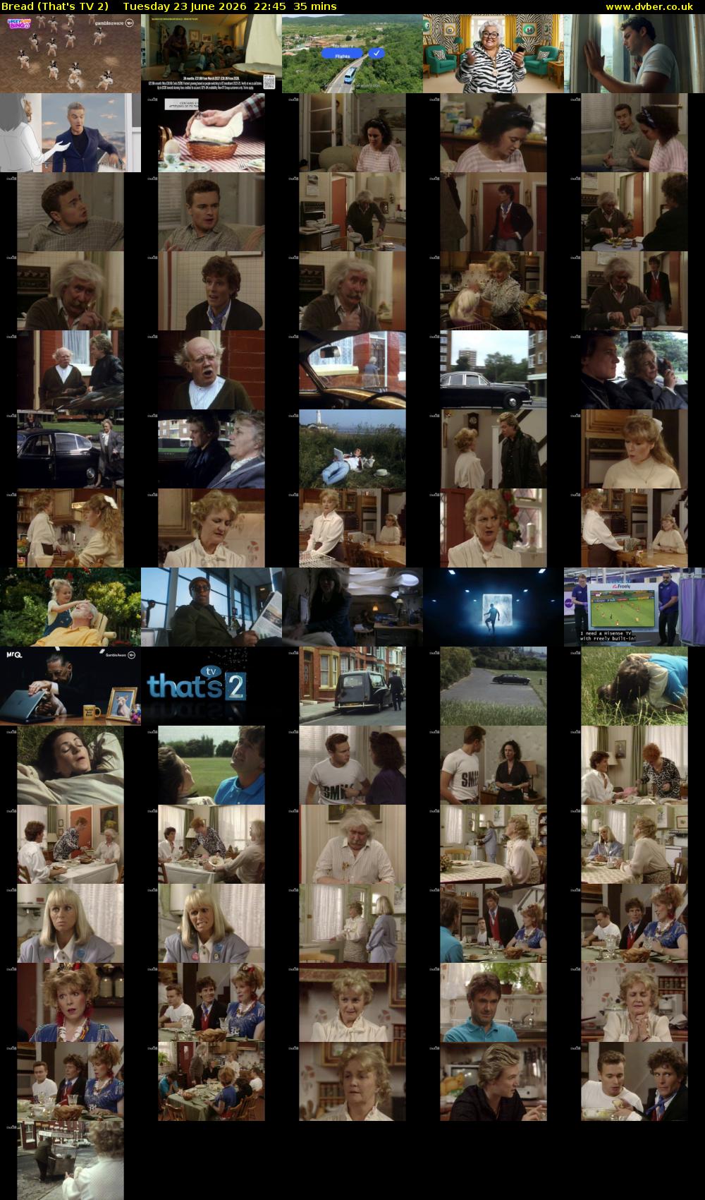 Bread (That's TV 2) Tuesday 23 June 2026 22:45 - 23:20