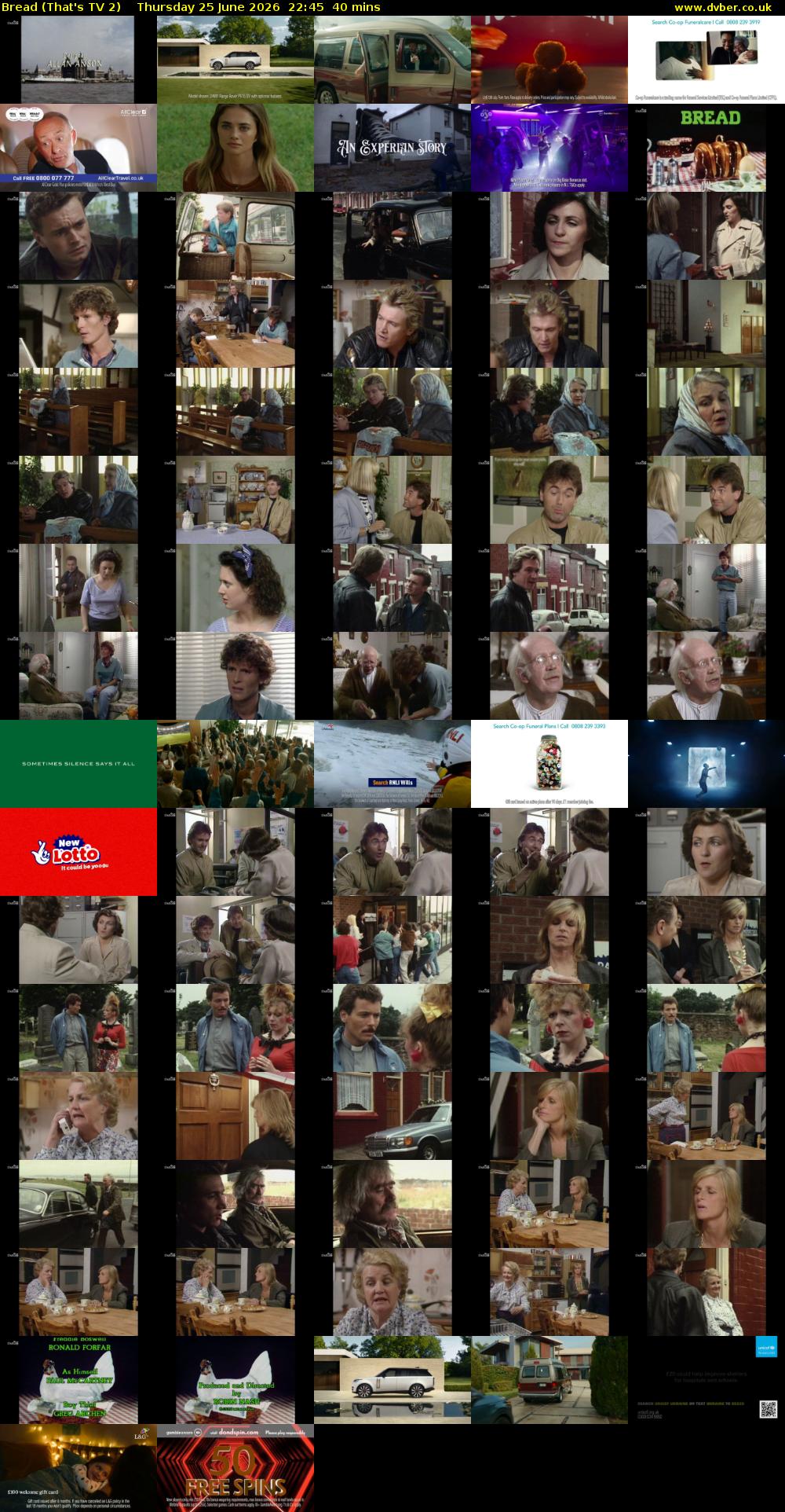 Bread (That's TV 2) Thursday 25 June 2026 22:45 - 23:25