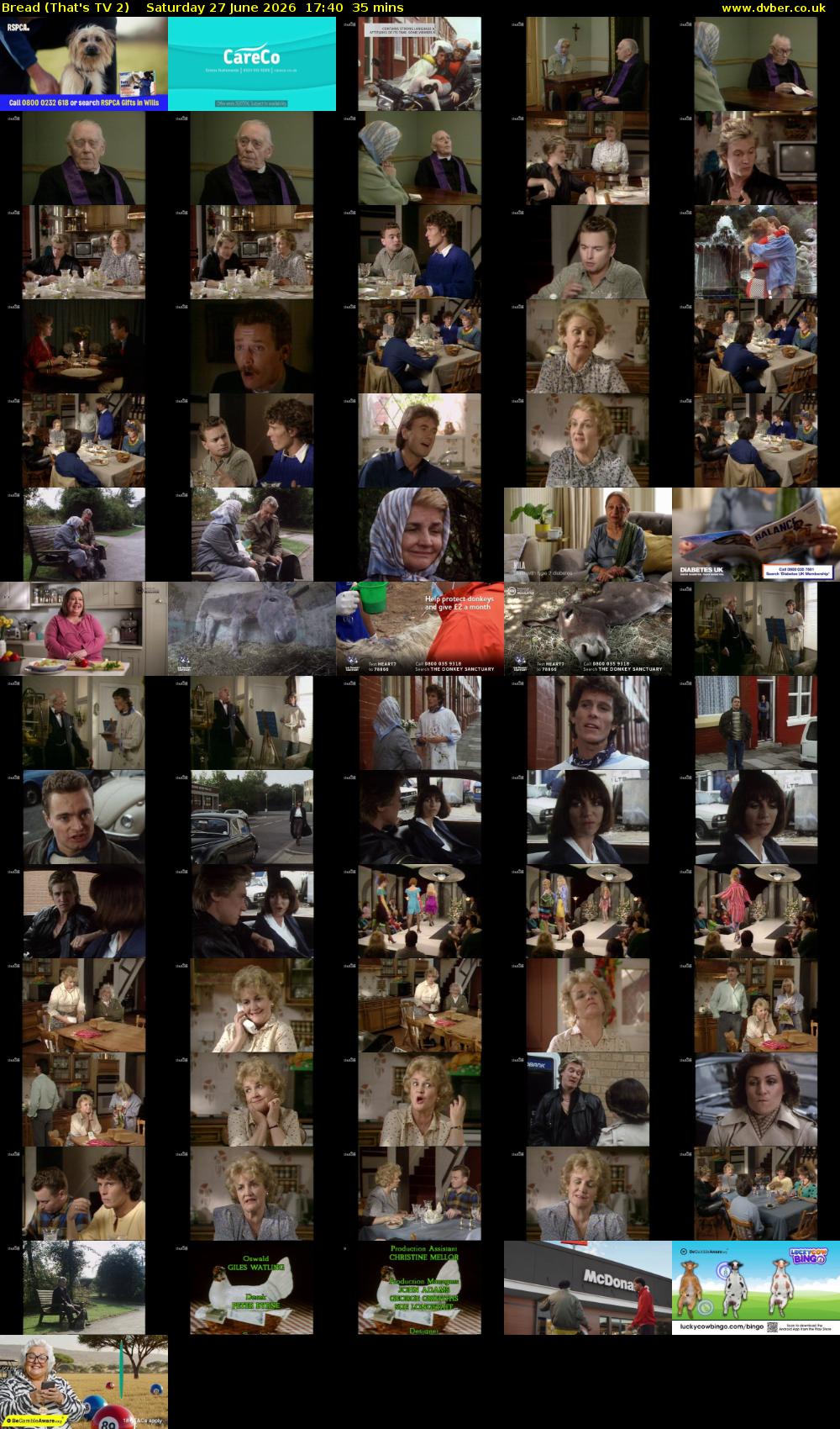 Bread (That's TV 2) Saturday 27 June 2026 17:40 - 18:15