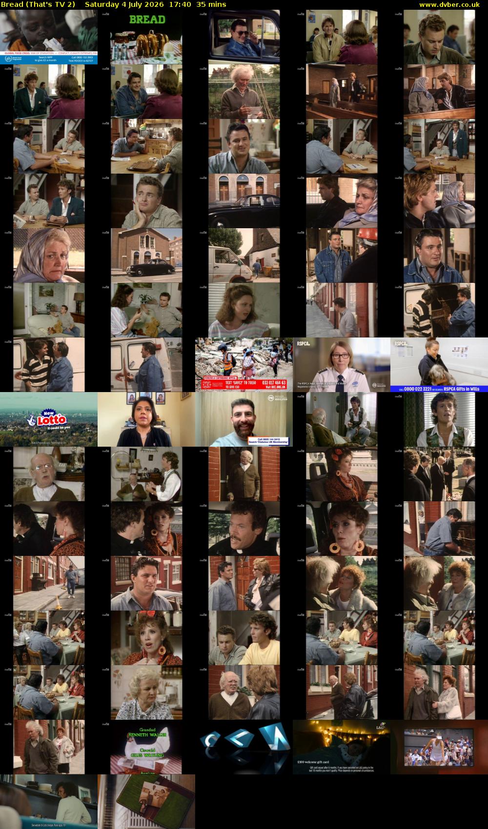 Bread (That's TV 2) Saturday 4 July 2026 17:40 - 18:15