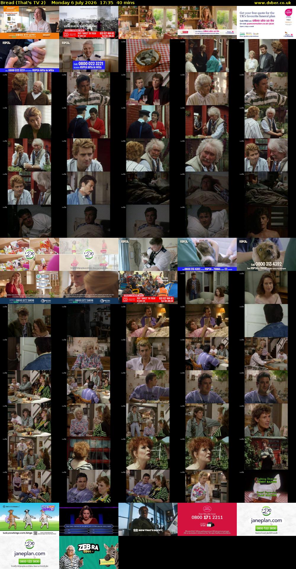 Bread (That's TV 2) Monday 6 July 2026 17:35 - 18:15