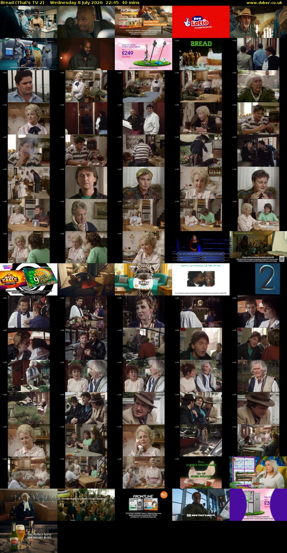 Bread (That's TV 2) Wednesday 8 July 2026 22:45 - 23:25