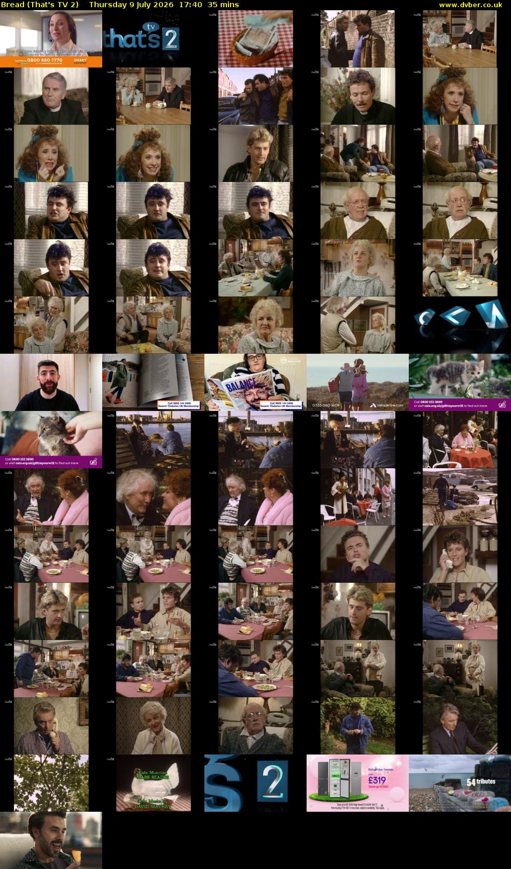 Bread (That's TV 2) Thursday 9 July 2026 17:40 - 18:15