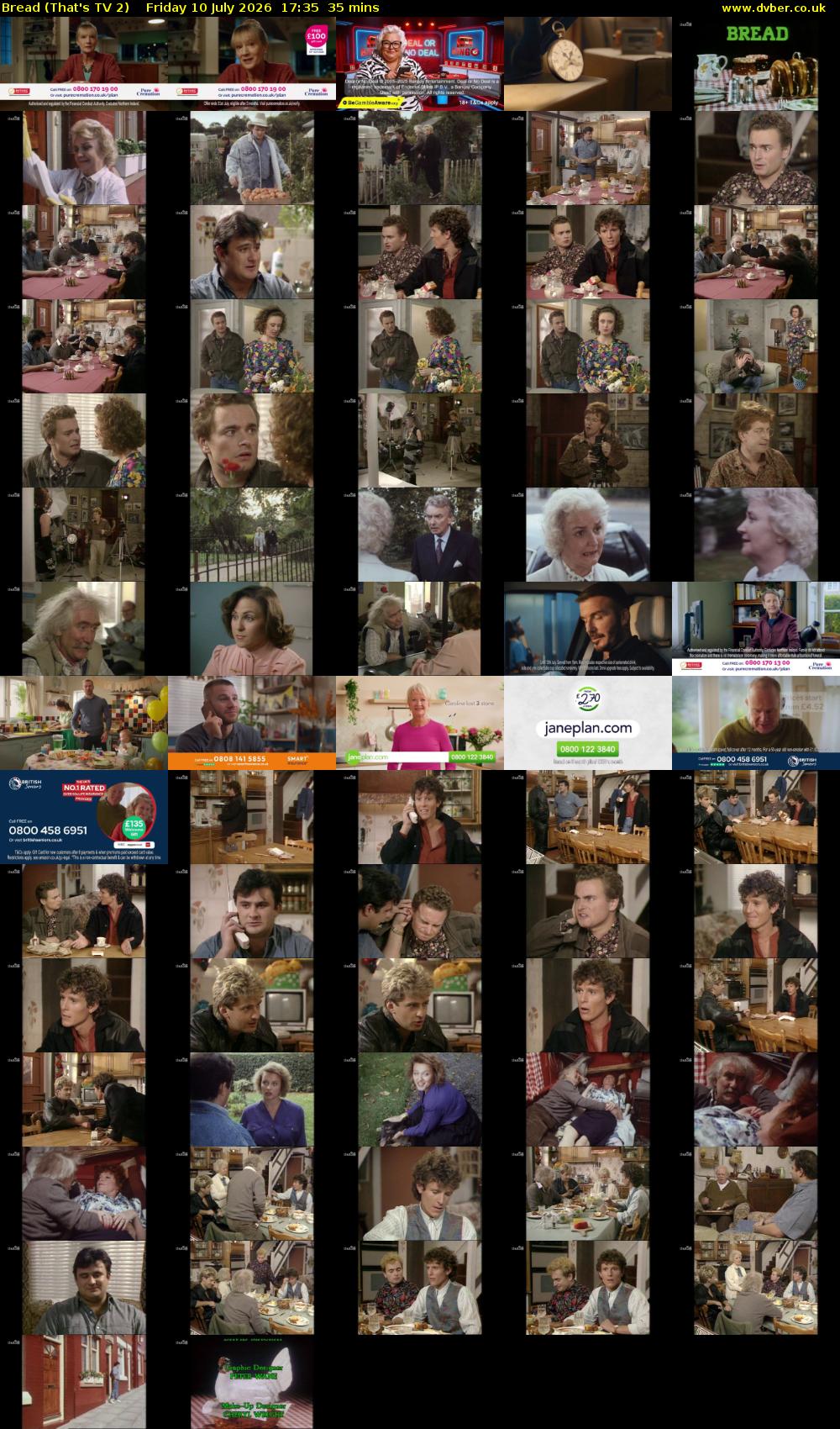 Bread (That's TV 2) Friday 10 July 2026 17:35 - 18:10